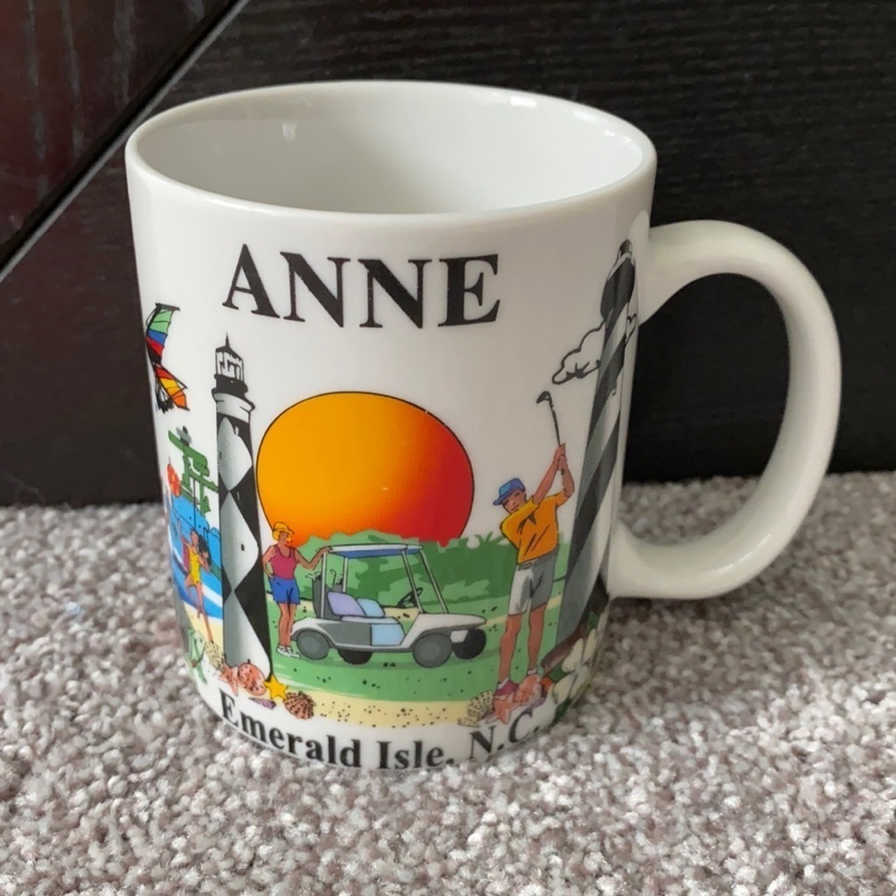 Emerald Isle Beach Coffee Cup